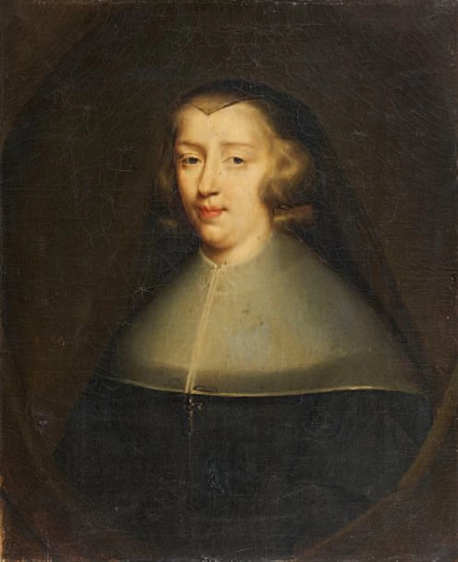 Presunto ritratto di Anna Genoveffa di Borbone - Condé (1619, 1679), moglie di Enrico II di Orléans, Longueville